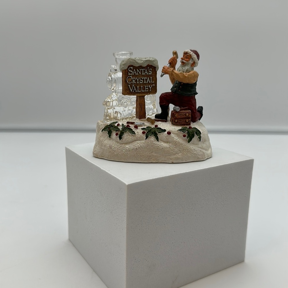 1997 Figi Santa's Crystal Valley Christmas Figurine